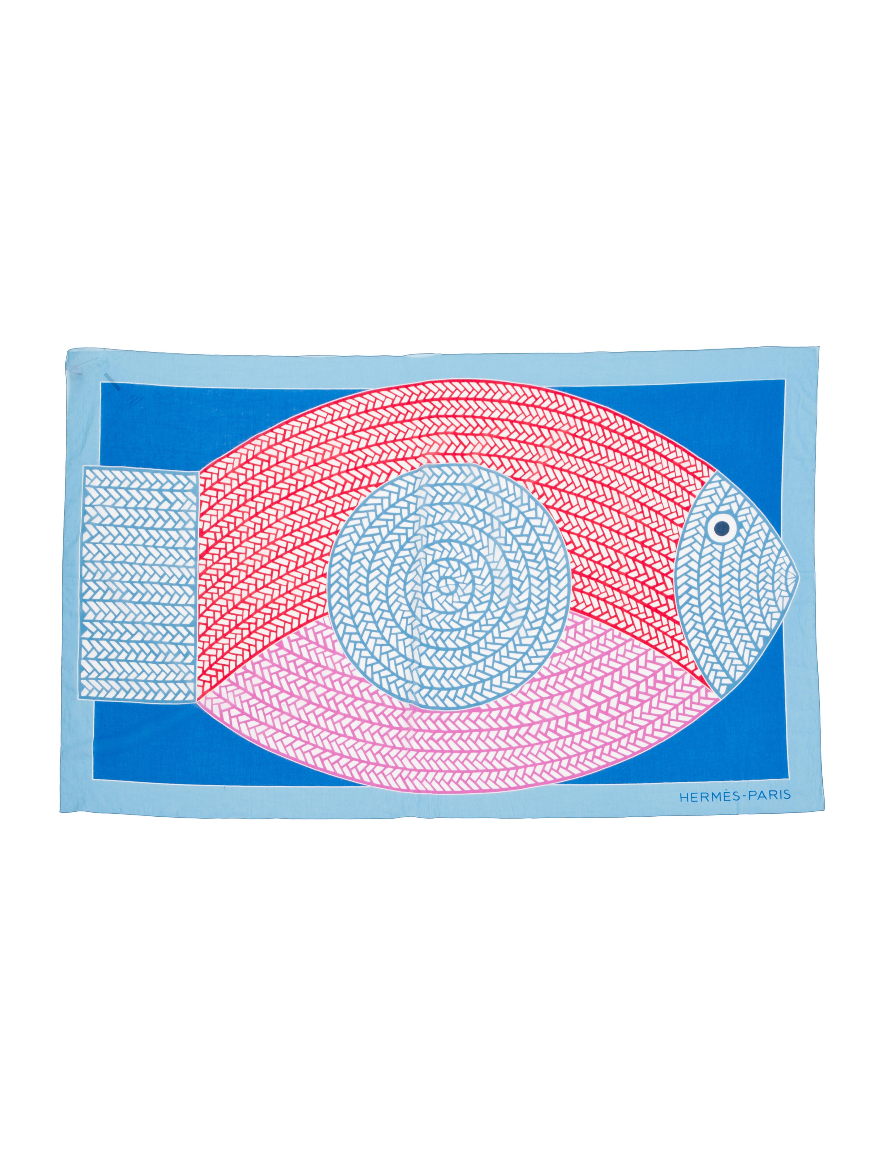 Hermès Poisson Natte Pareo