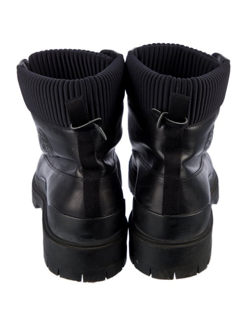 Hermès Signature Logo Leather Combat Boots