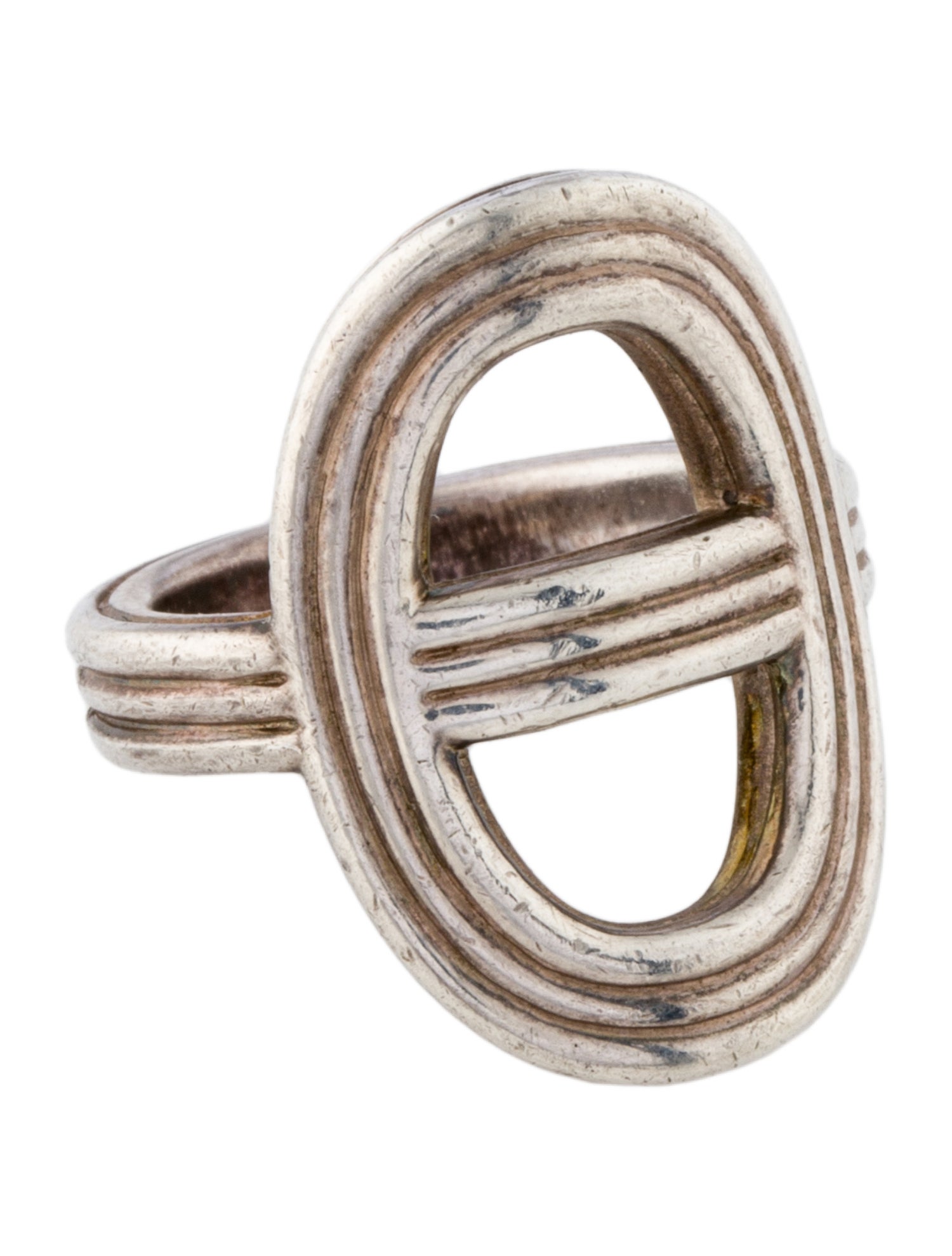 Hermès Chaine d'Ancre 24 Cocktail Ring