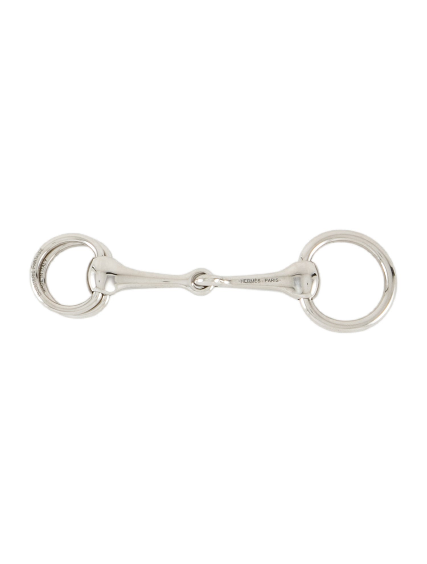 Hermès Palladium-Plated Mors 90 Scarf Ring