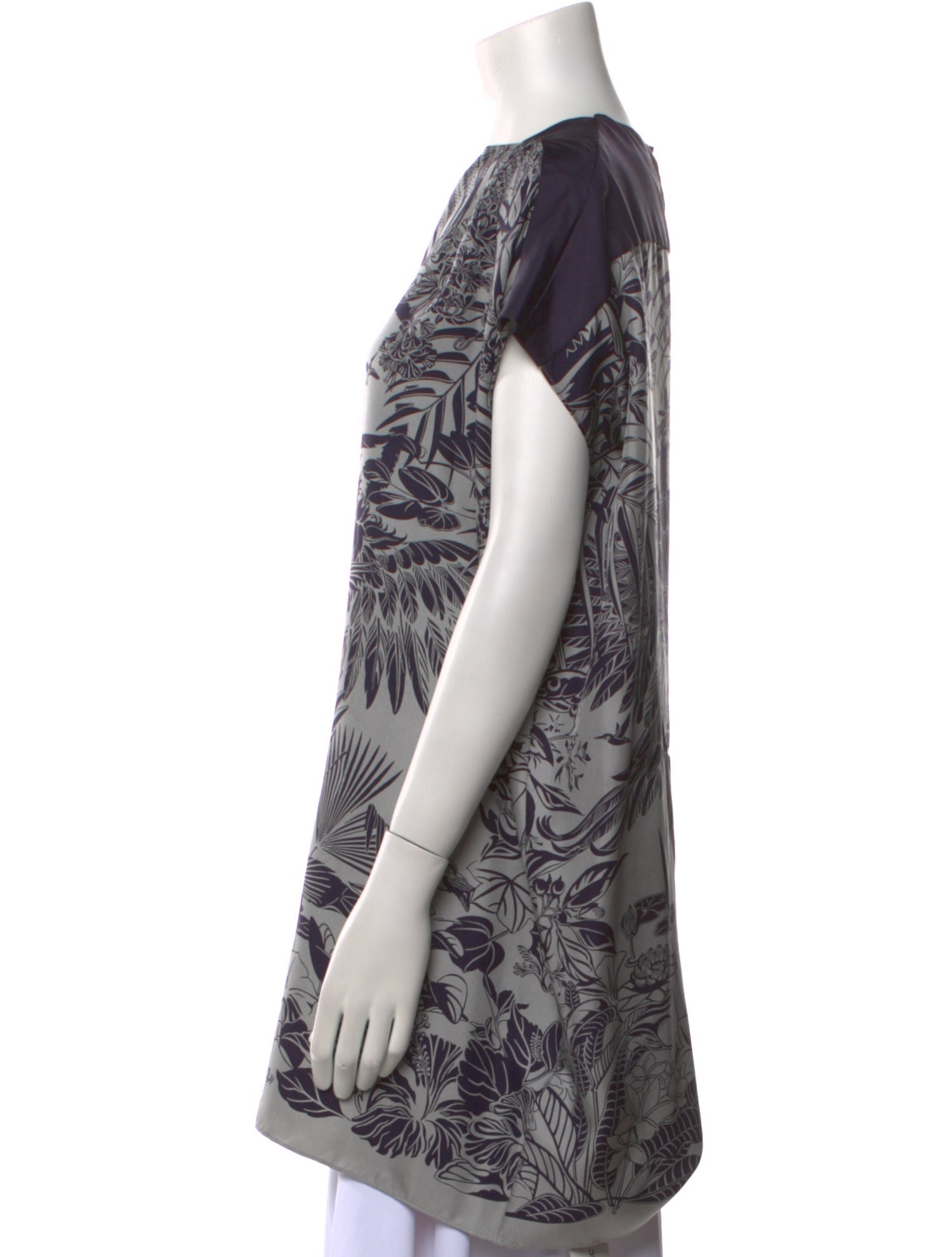 Hermès Silk Printed Tunic