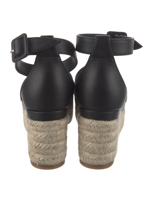 Hermès Elda Leather Espadrilles