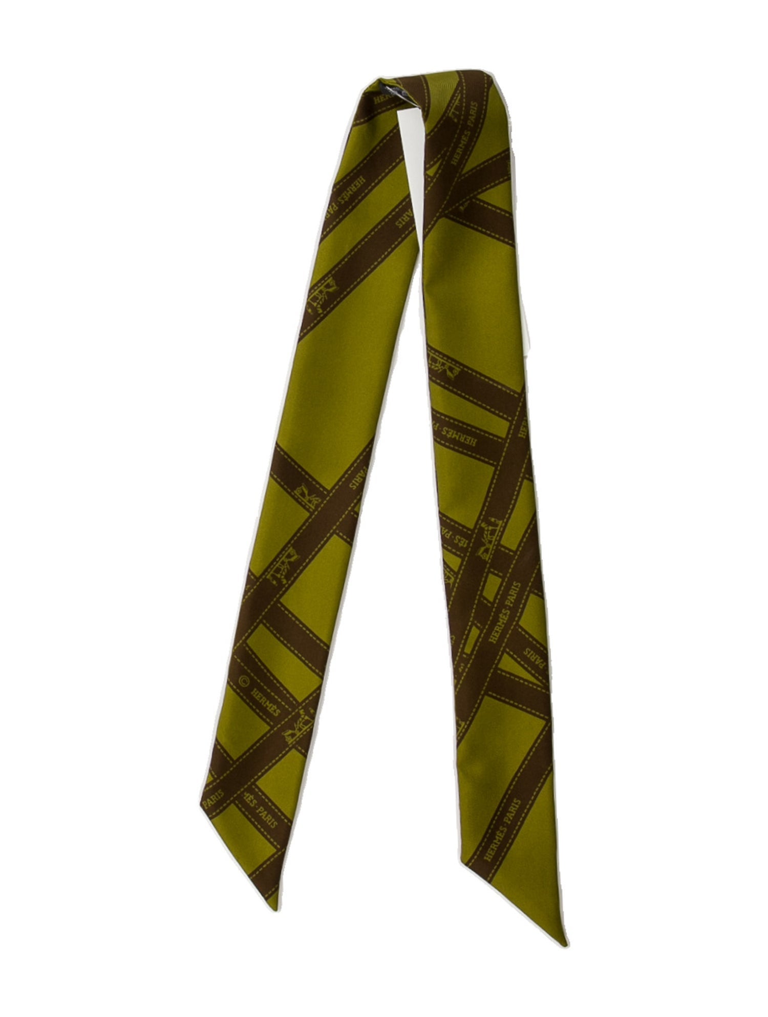 Hermès Bolduc Silk Scarf
