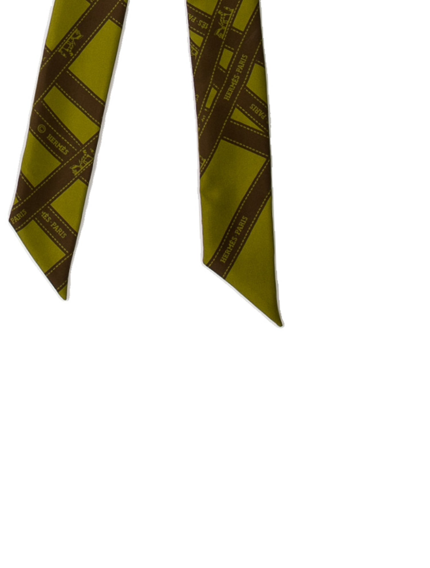 Hermès Bolduc Silk Scarf