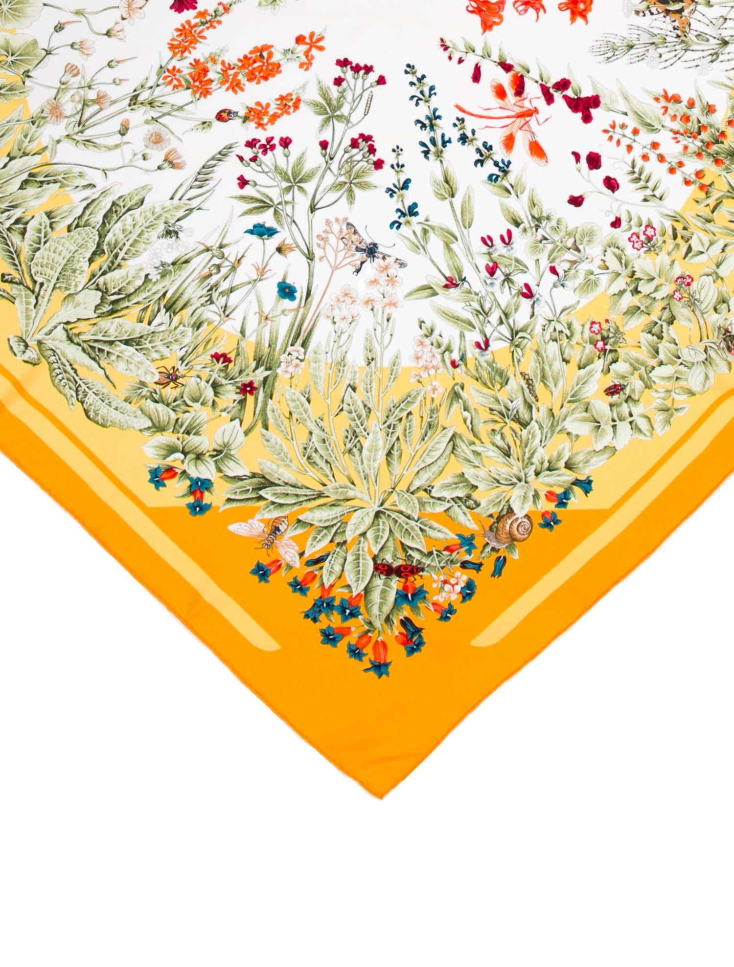 Hermès La Prairie Silk Scarf