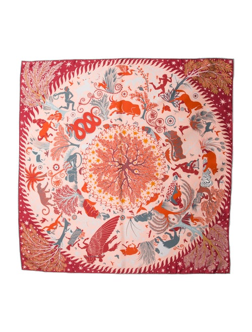 Hermès Sous le Charme d'Orphee double face Silk Scarf