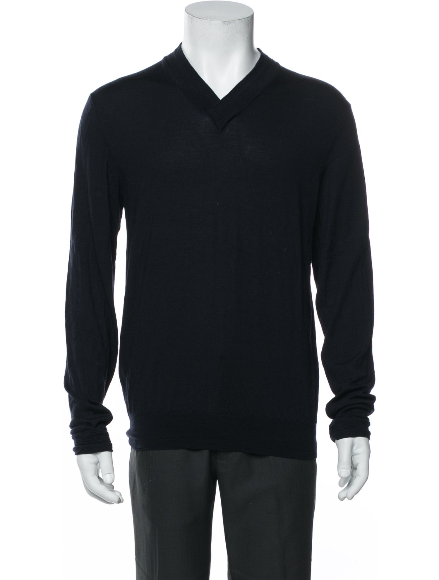 Hermès Wool V-Neck Pullover