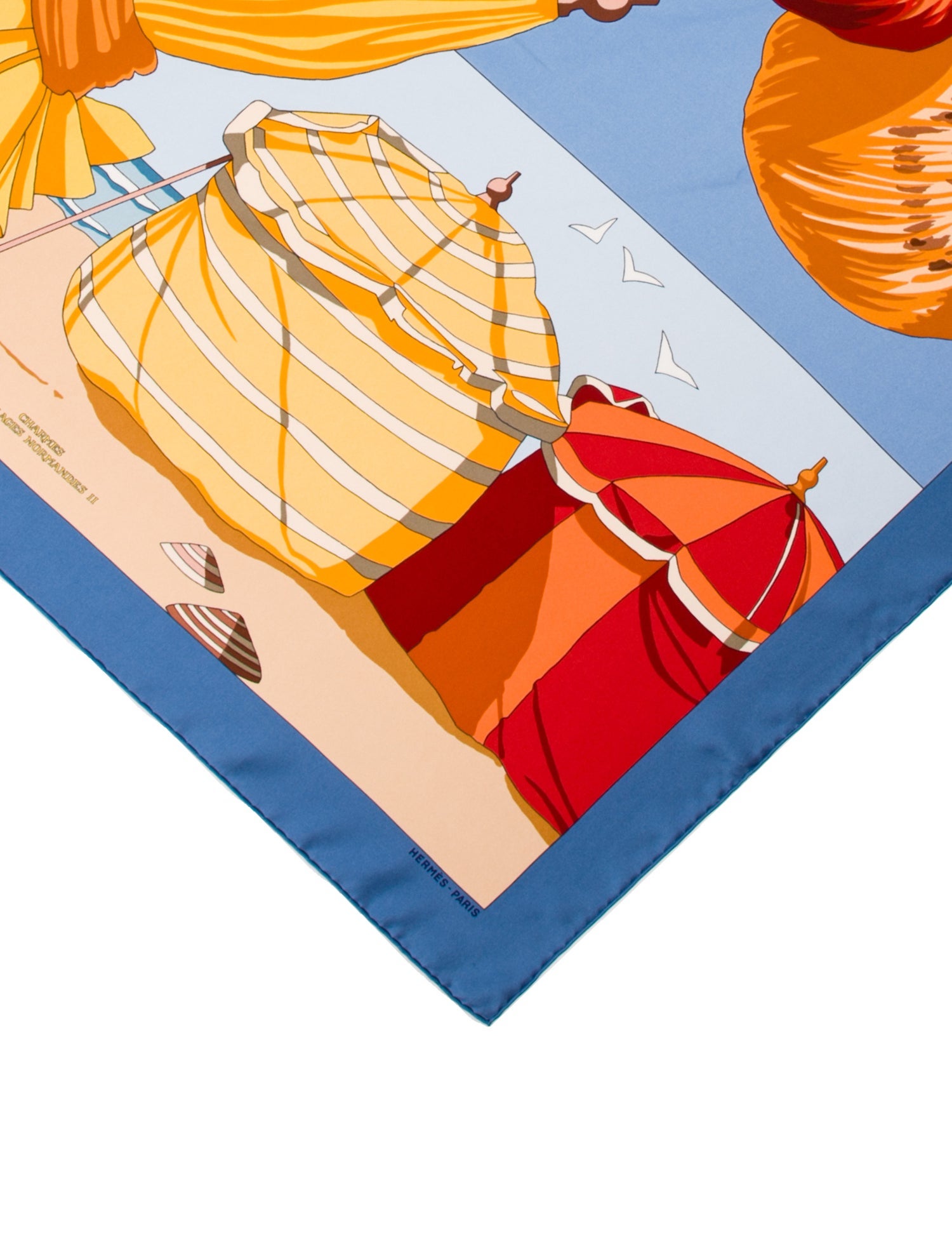Hermès Charmes Des Plages Normandes II Silk Scarf