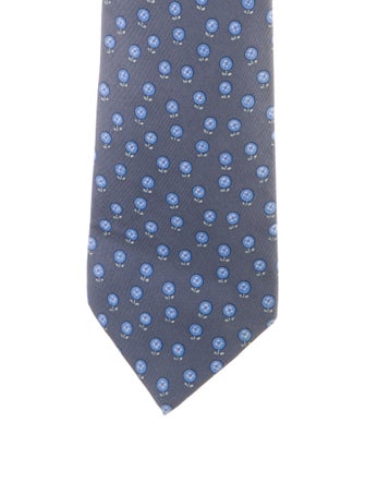Hermès Silk Patterned Tie
