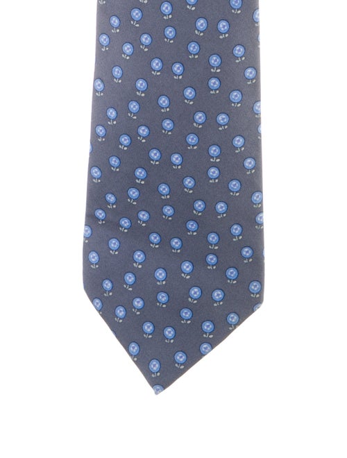 Hermès Silk Patterned Tie