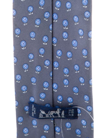 Hermès Silk Patterned Tie