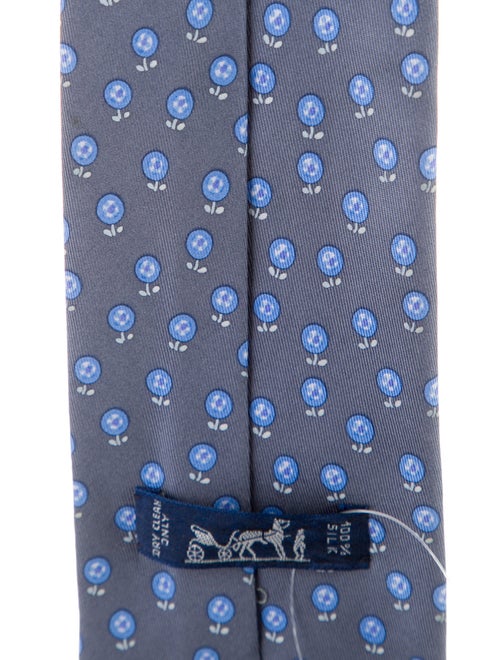 Hermès Silk Patterned Tie