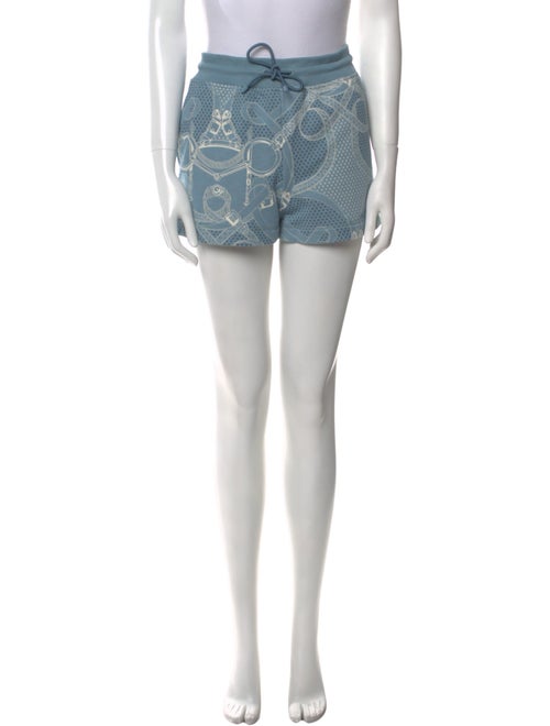 Hermès Graphic Print Mini Shorts