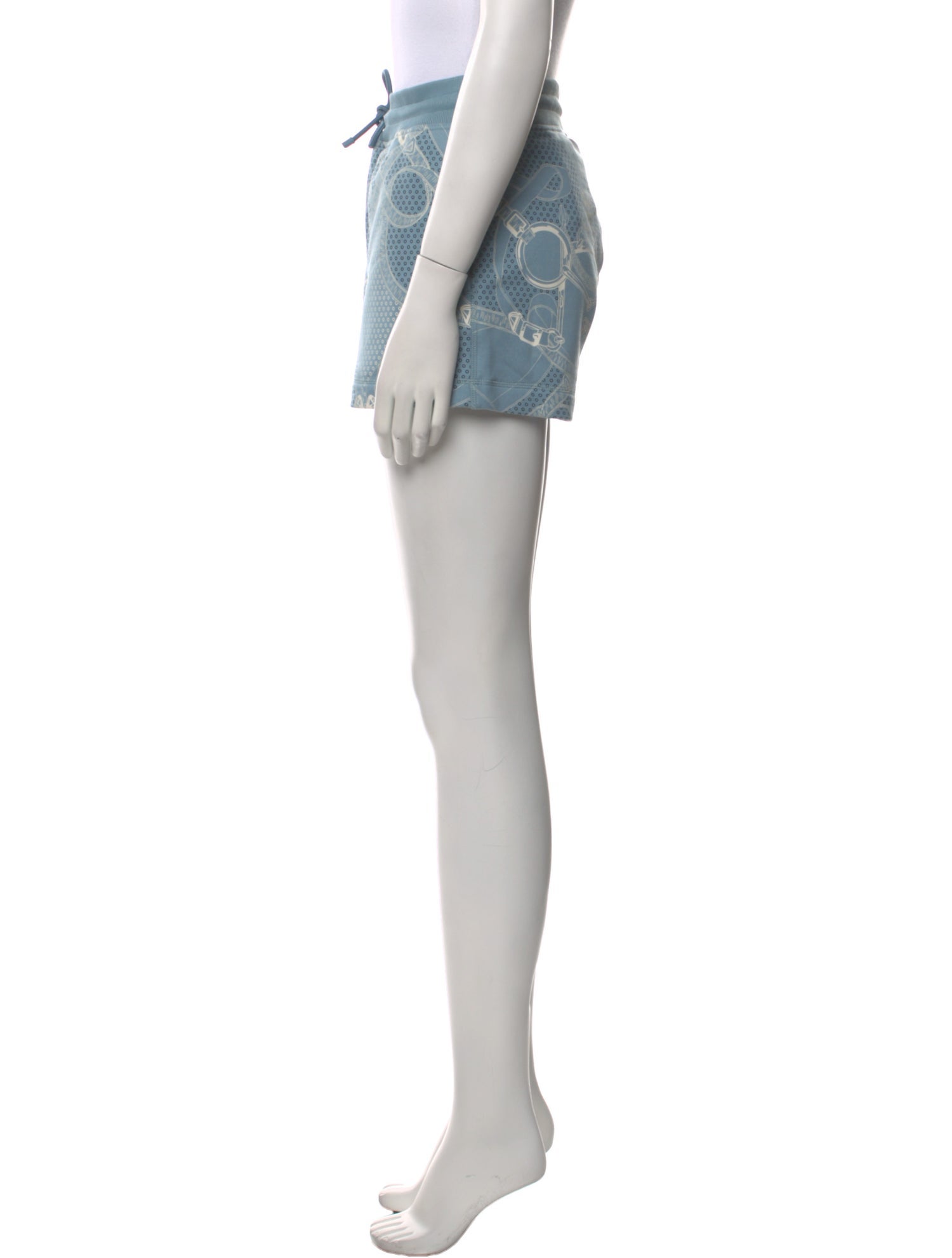 Hermès Graphic Print Mini Shorts