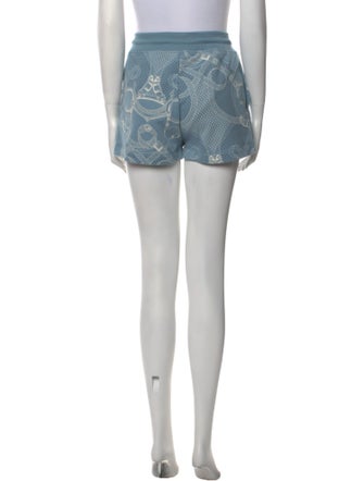 Hermès Graphic Print Mini Shorts
