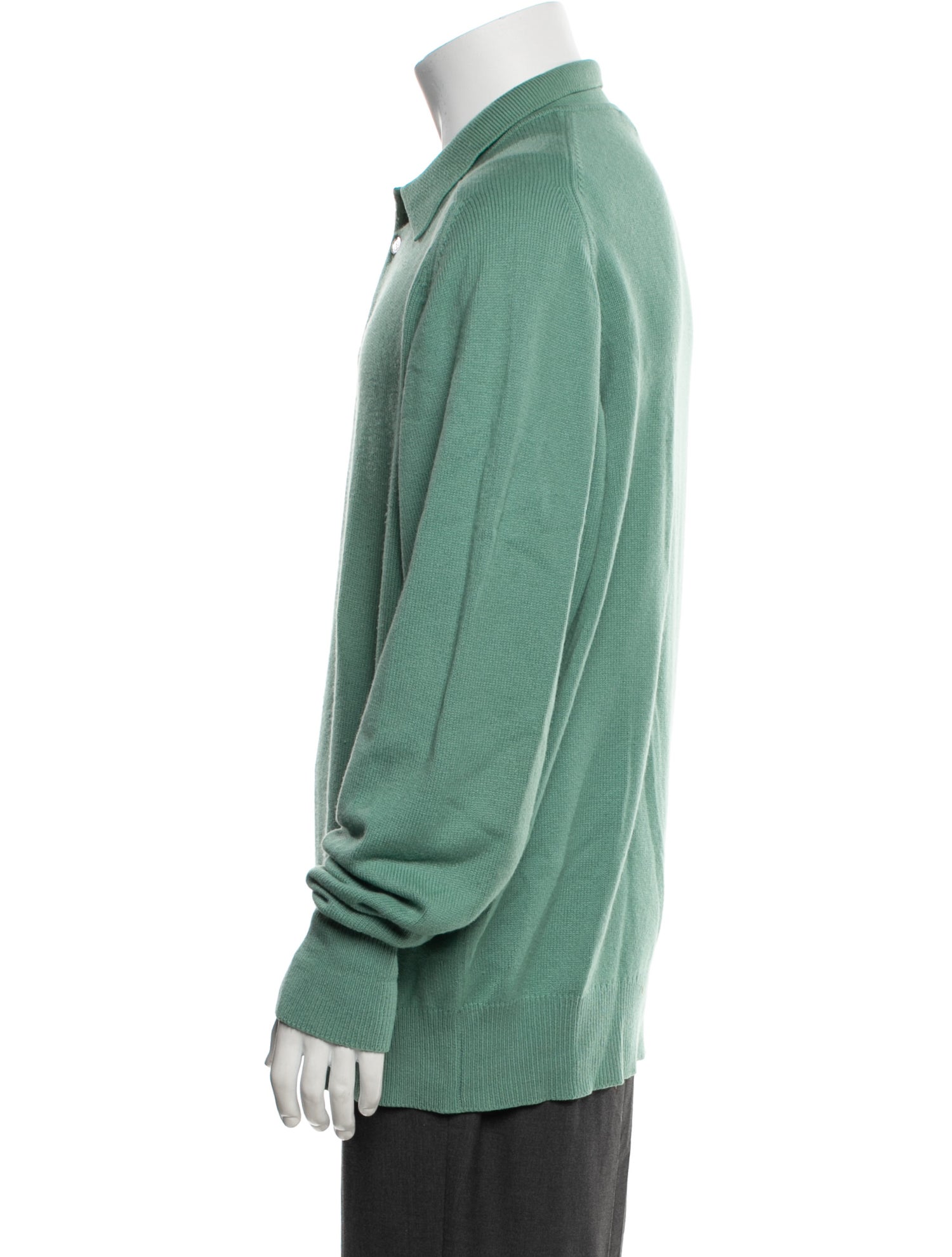 Hermès Vintage Cashmere Polo Sweater