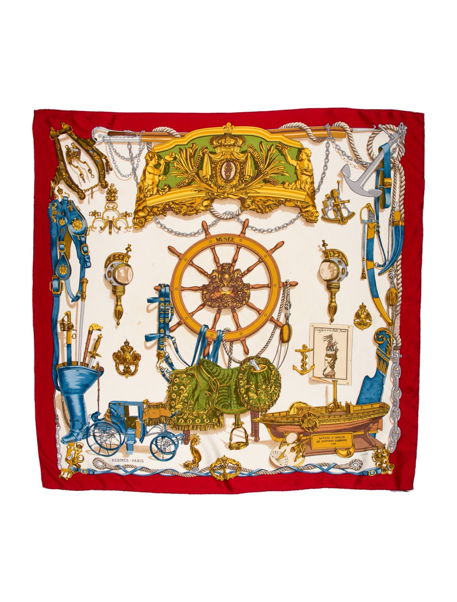 Hermès Musée Silk Scarf