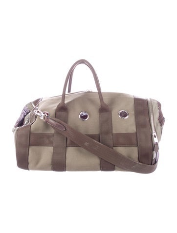 Hermès Pet Accessories Toile Dog Carrier