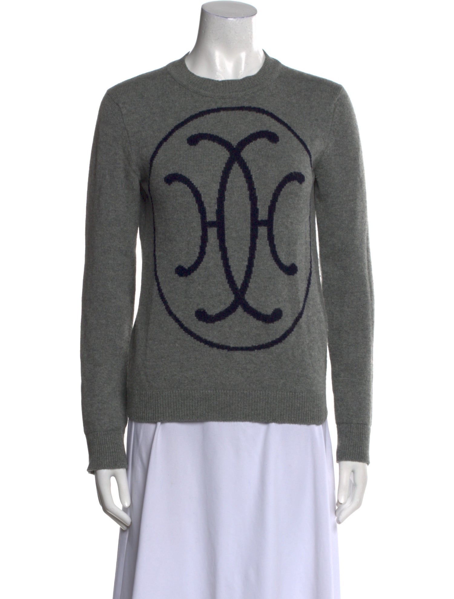 Hermès Cashmere Graphic Print Sweater