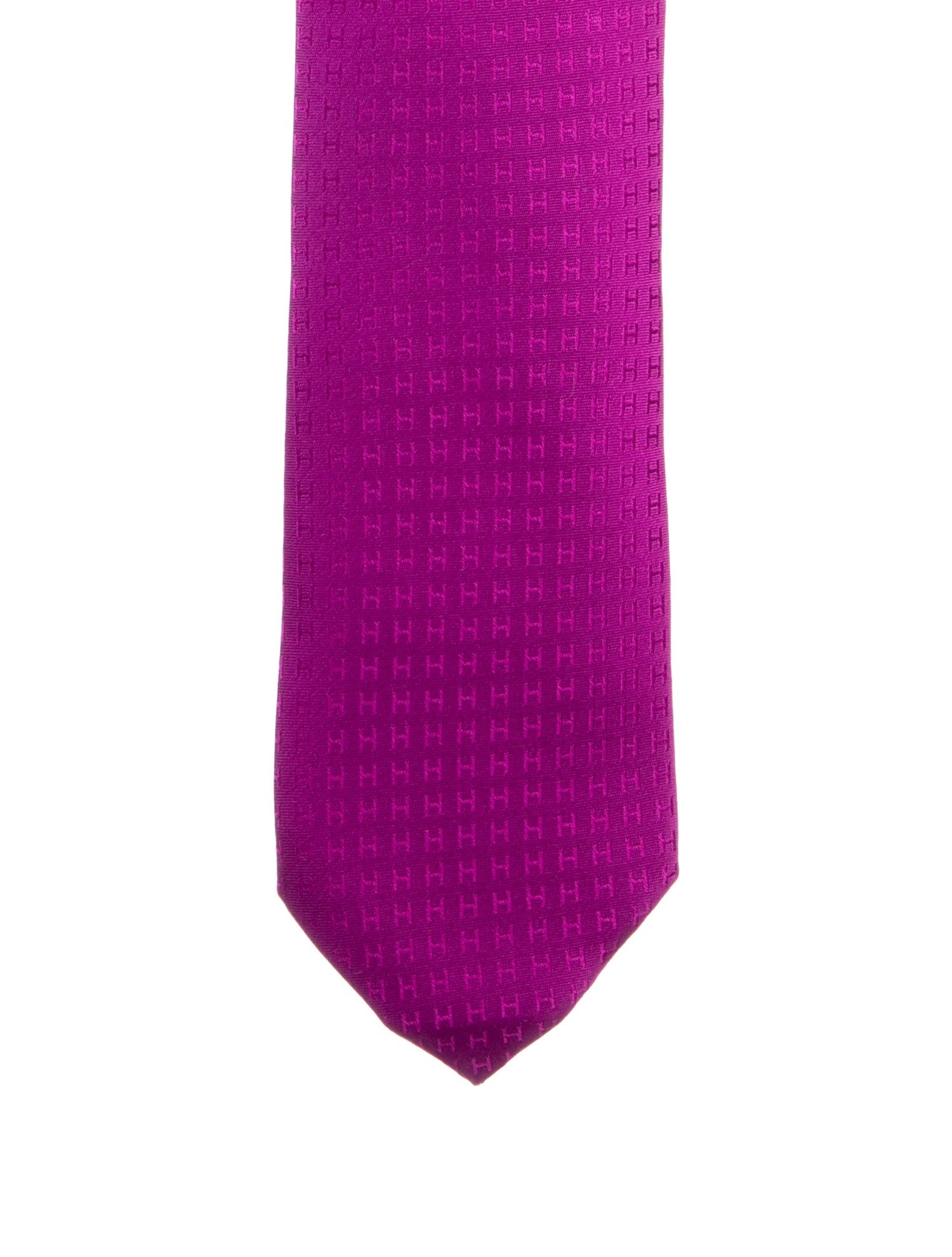 Hermès H Print Silk Tie