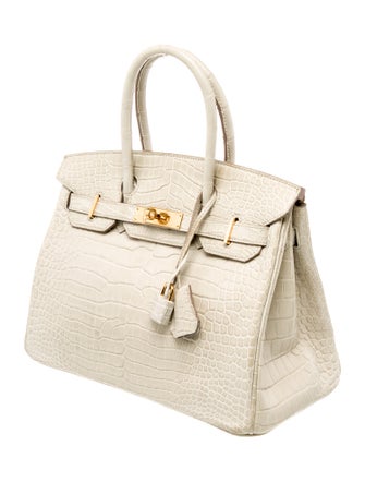 Hermès Matte Porosus Crocodile Birkin 30