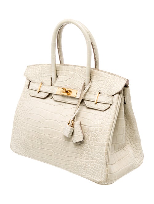 Hermès Matte Porosus Crocodile Birkin 30