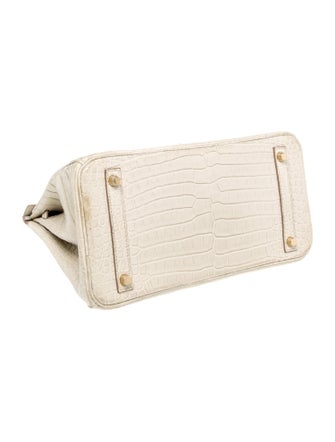 Hermès Matte Porosus Crocodile Birkin 30