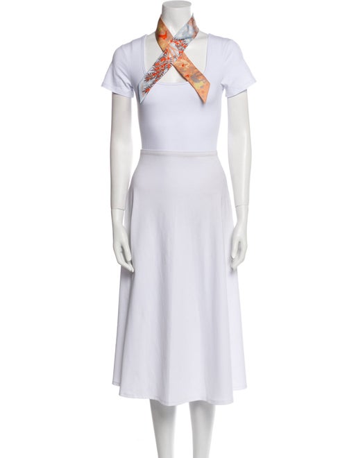 Hermès Sous Le Charme D'Orphee Silk Twilly Scarf