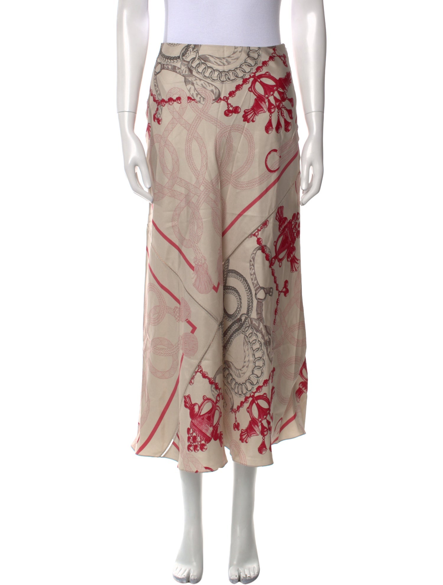 Hermès Palefroi Remix Midi Length Skirt w/ Tags