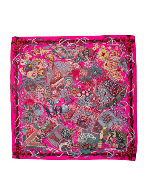 Hermès Au Fil Du Carré Silk Scarf
