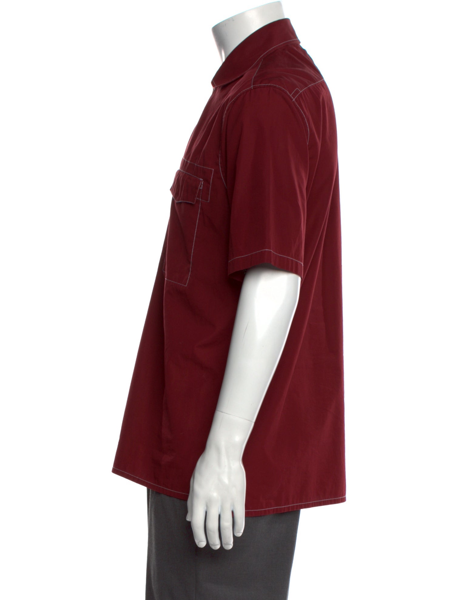 Hermès V-Neck Short Sleeve Polo Shirt