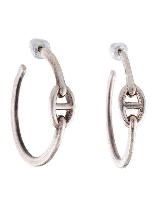 Hermès Chaine d'Ancre Enchainee Hoop Earrings