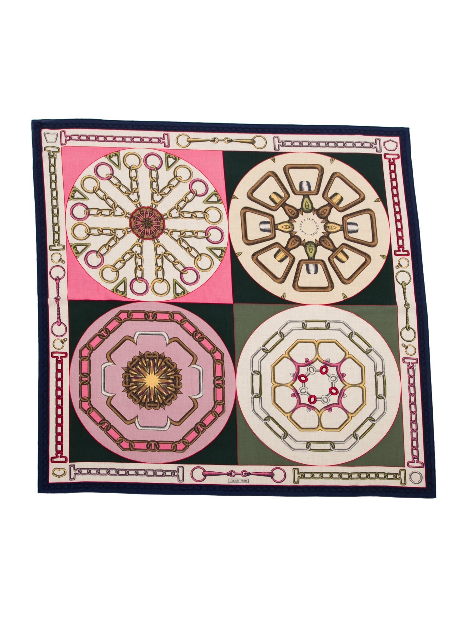 Hermès L'Effet Kaleidoscope Cashmere Shawl