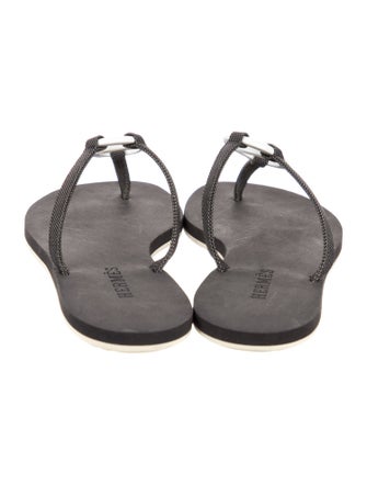 Hermès Kala Chaîne d'Ancre Insignia T-Strap Sandals