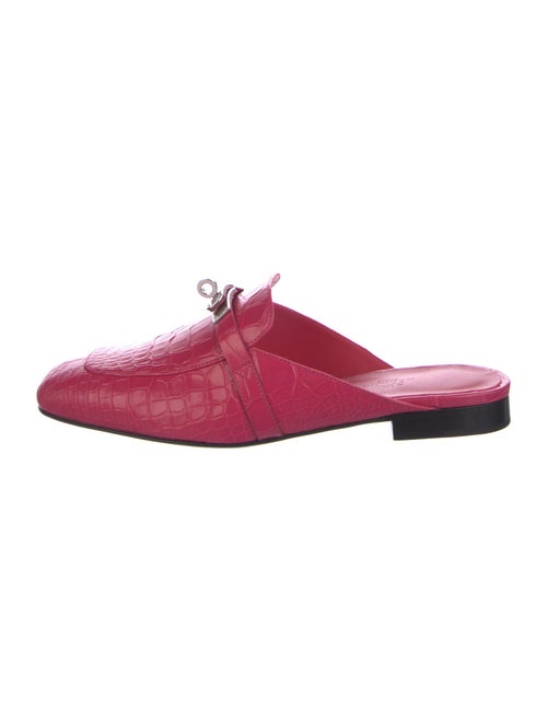 Hermès Oz Crocodile Mules