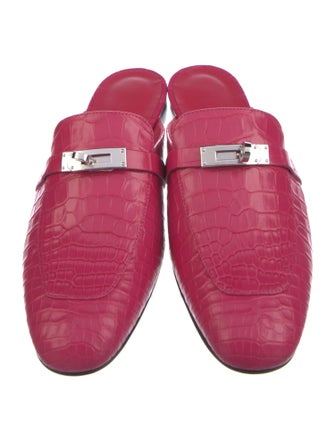 Hermès Oz Crocodile Mules