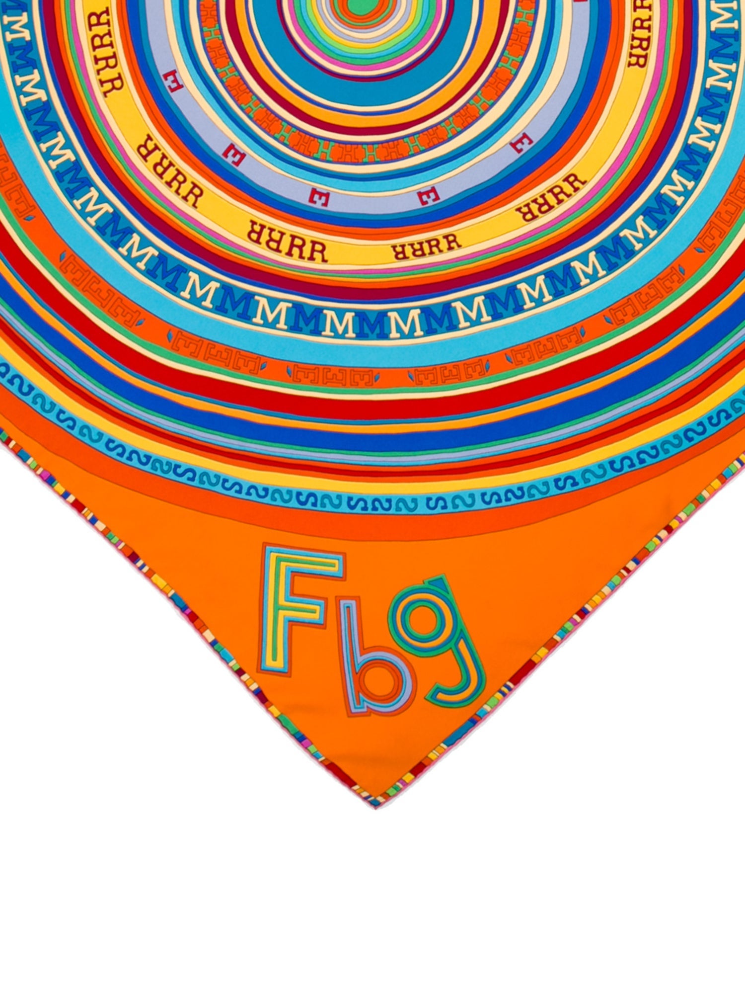 Hermès Tohu Bohu Silk Scarf