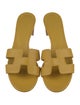 Hermès Oasis Leather Slides