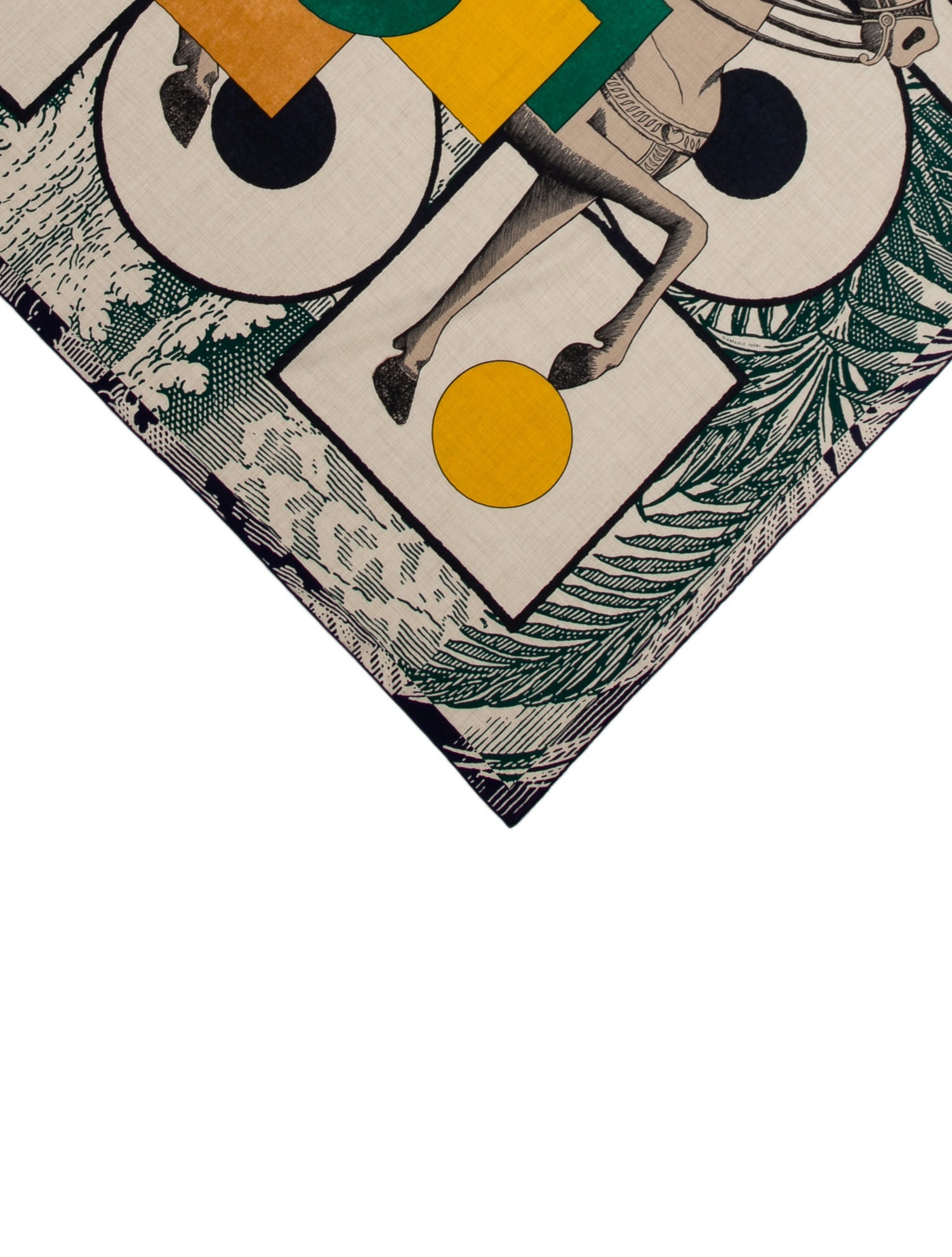 Hermès Cavalier en Formes Cashmere Shawl w/ Tags