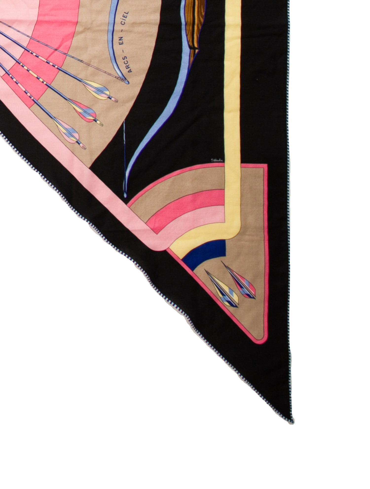 Hermès Arcs-En-Ciel Cashmere Triangle Scarf