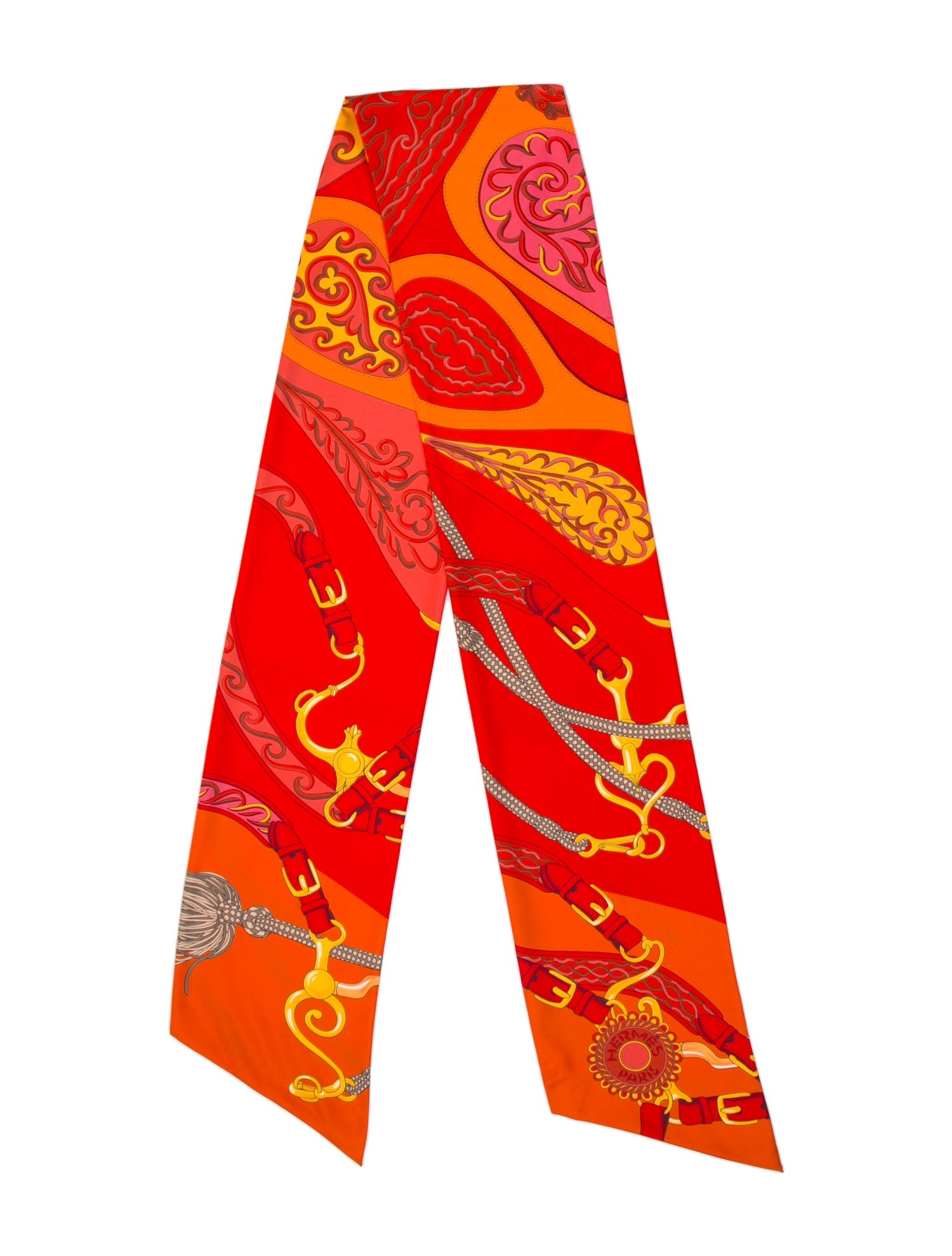 Hermès Festival des Amazones Maxi Silk Twilly Scarf