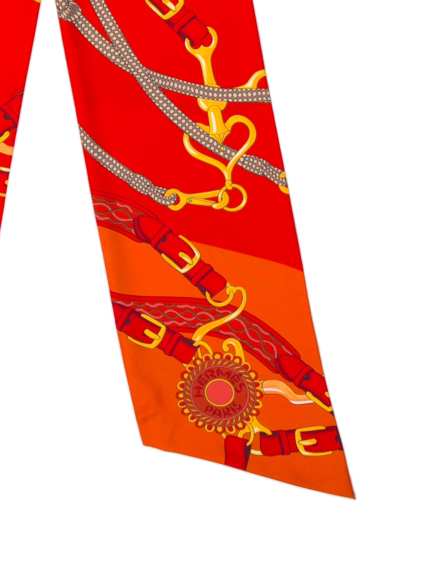 Hermès Festival des Amazones Maxi Silk Twilly Scarf