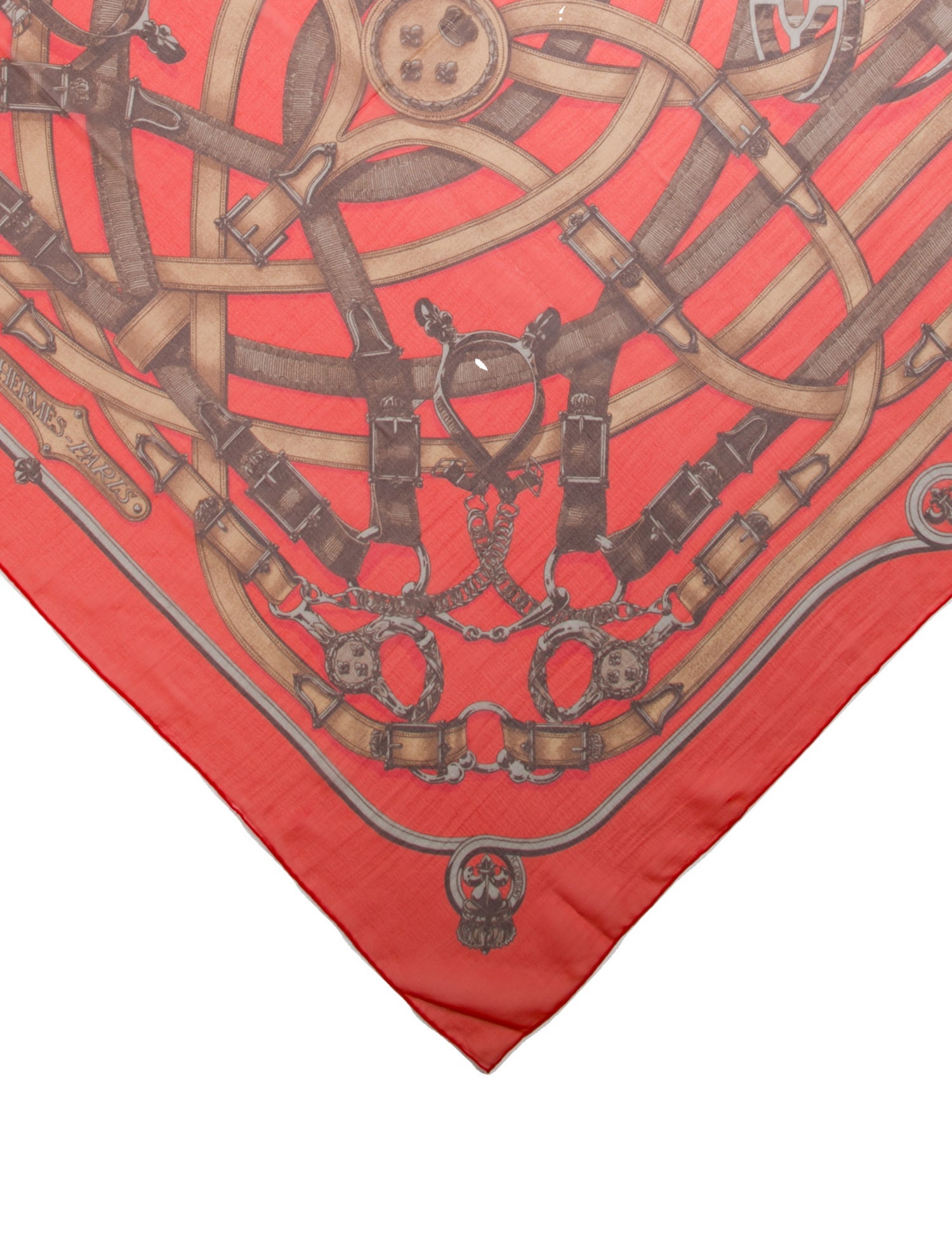 Hermès Cavalcadour Mousseline Silk Scarf