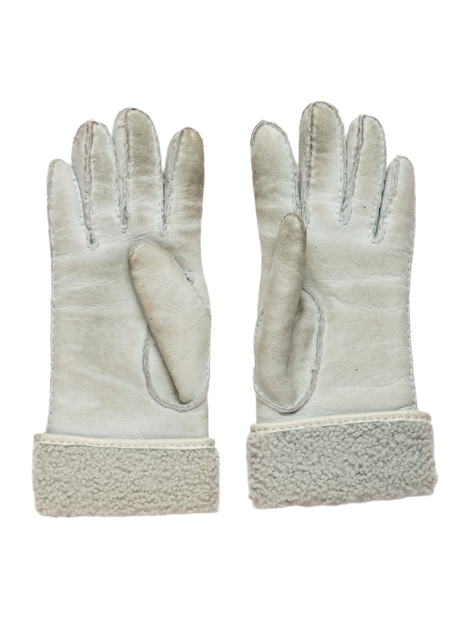 Hermès Shearling Gloves