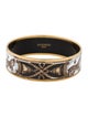 Hermès Enamel Wide Bangle Bracelet