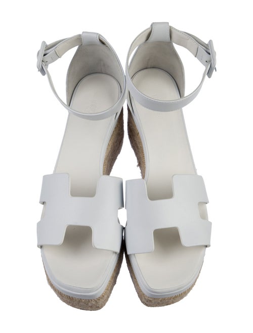 Hermès Elda Leather Espadrilles