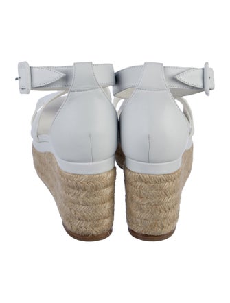 Hermès Elda Leather Espadrilles