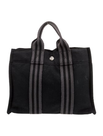 Hermès Toile Fourre-Tout PM