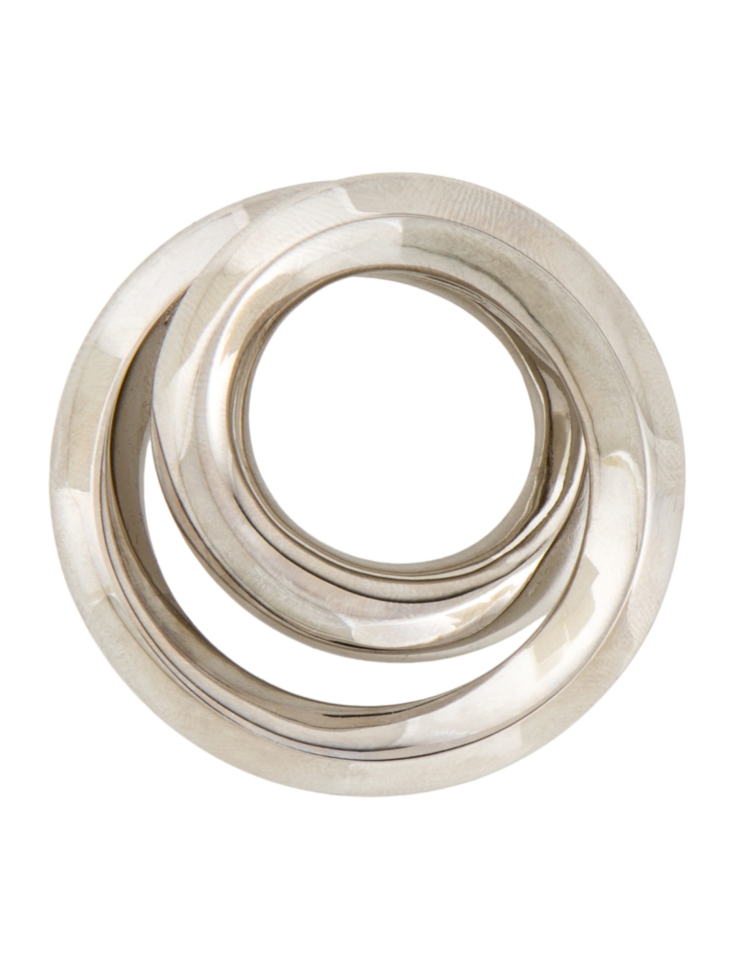 Hermès Palladium Scarf Ring