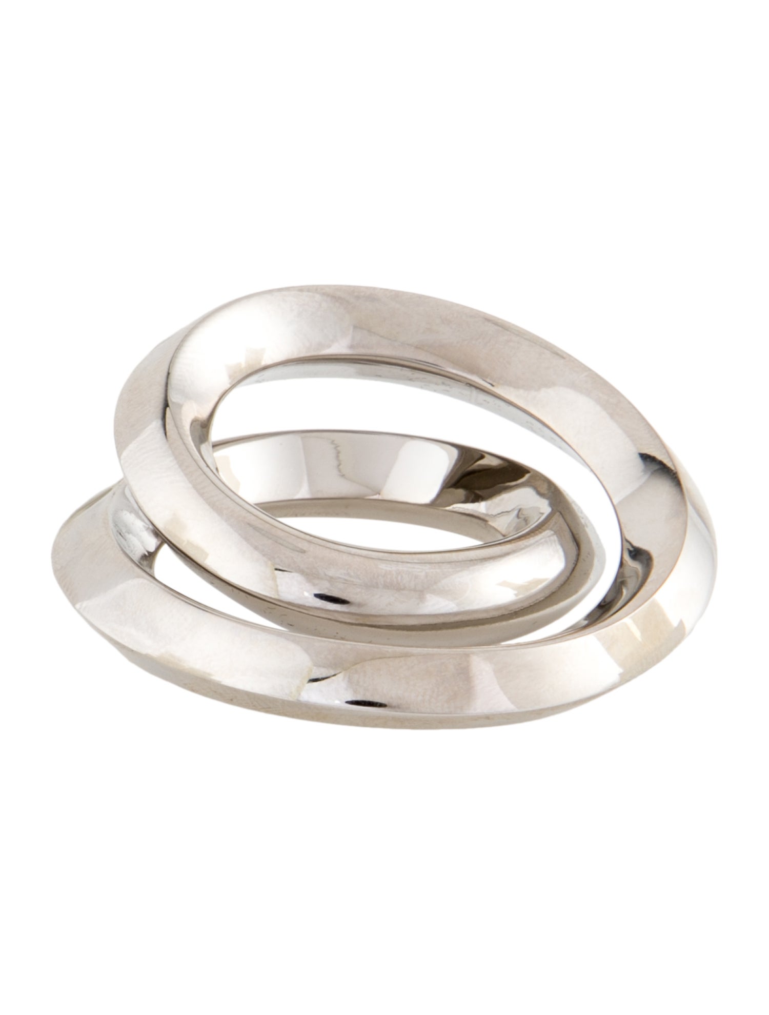 Hermès Palladium Scarf Ring